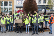 Gele hesjes in Nijmegen