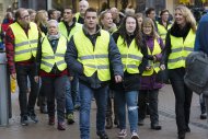 Gele hesjes in Nijmegen