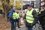 Gele hesjes in Nijmegen