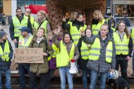 Gele hesjes in Nijmegen