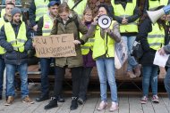 Gele hesjes in Nijmegen