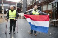 Gele hesjes in Nijmegen 8 dec 2018