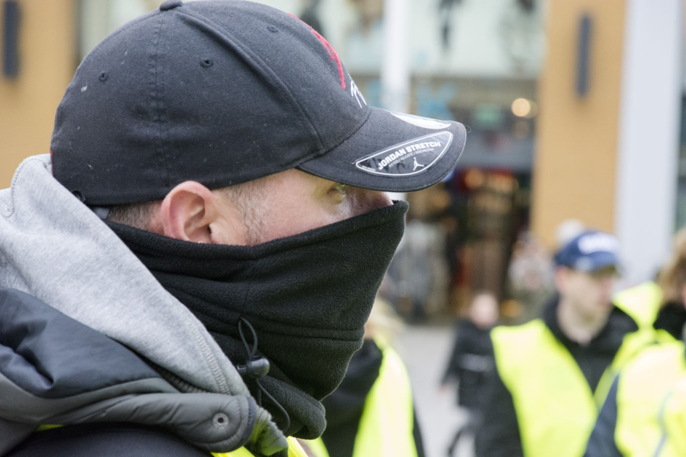 Gele hesjes in Nijmegen 8 dec 2018