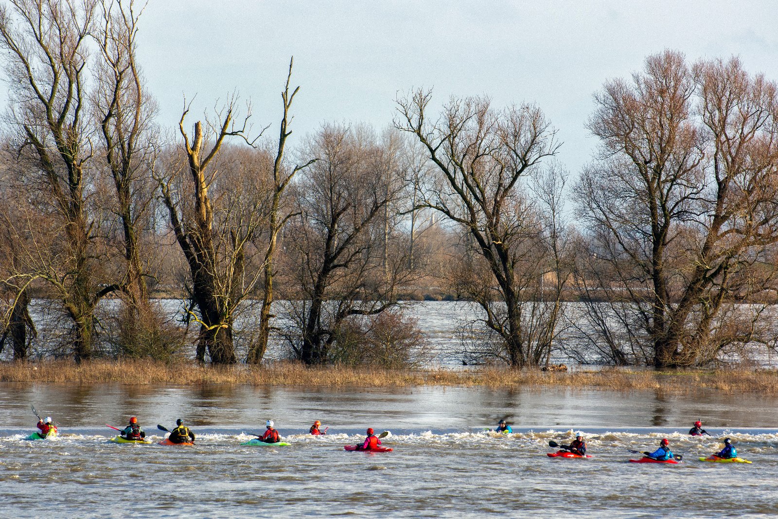 Hoog water Nijmegen 2021