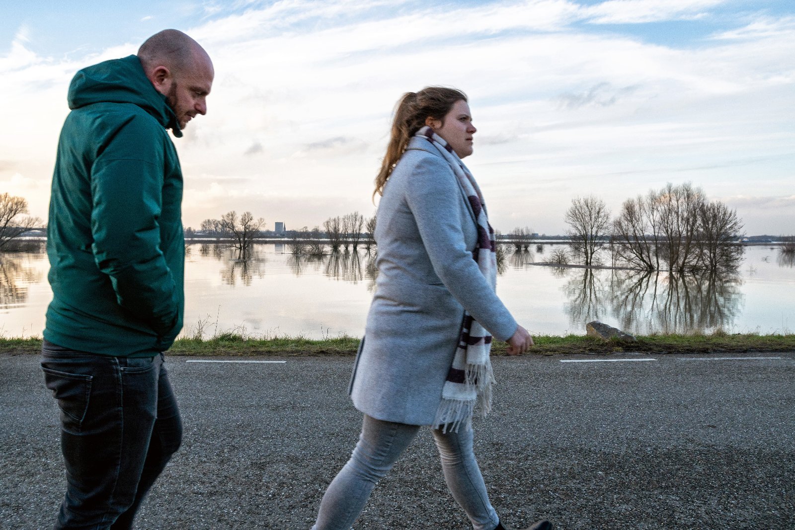 Hoog water Nijmegen 2021