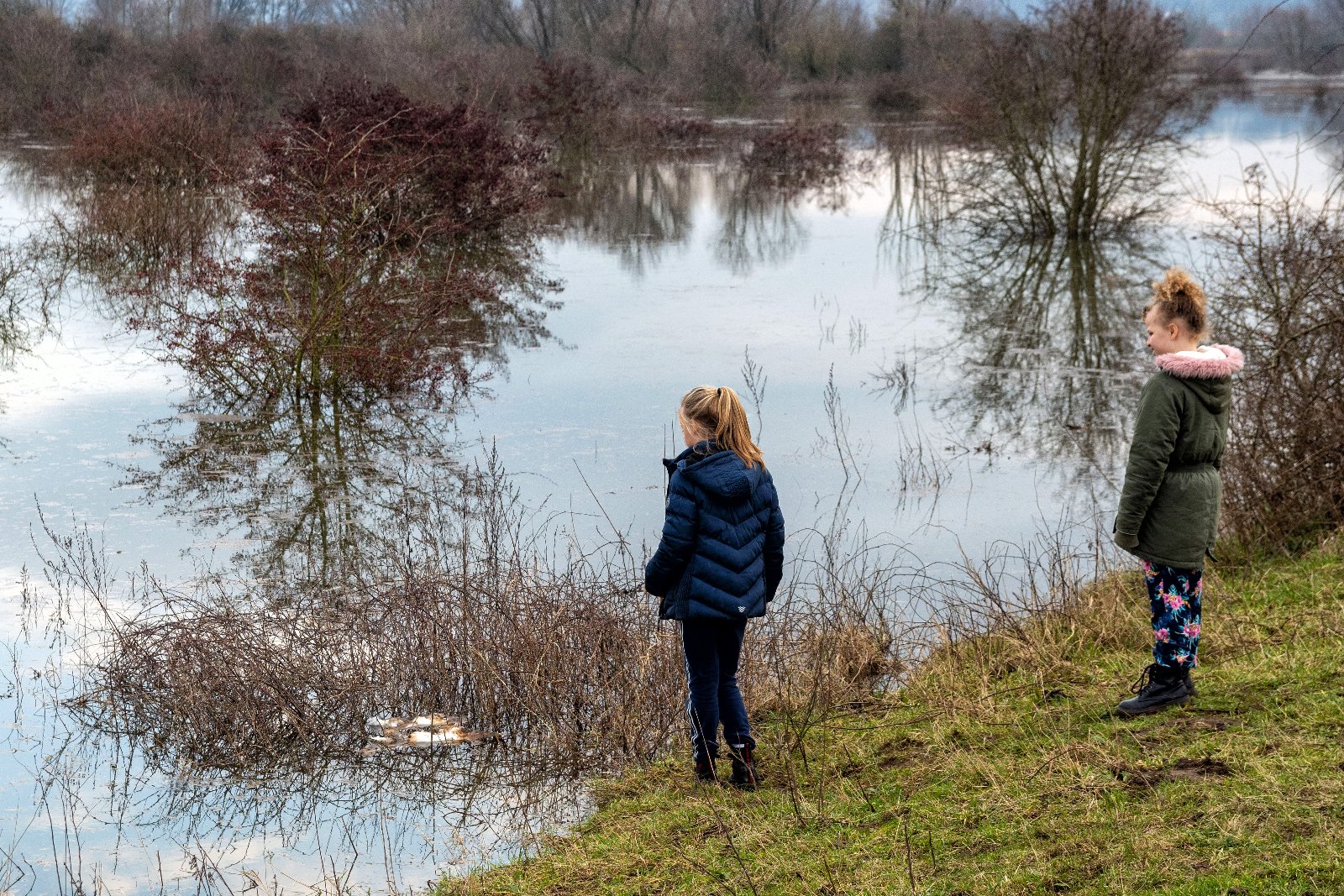 Hoog water Nijmegen 2021