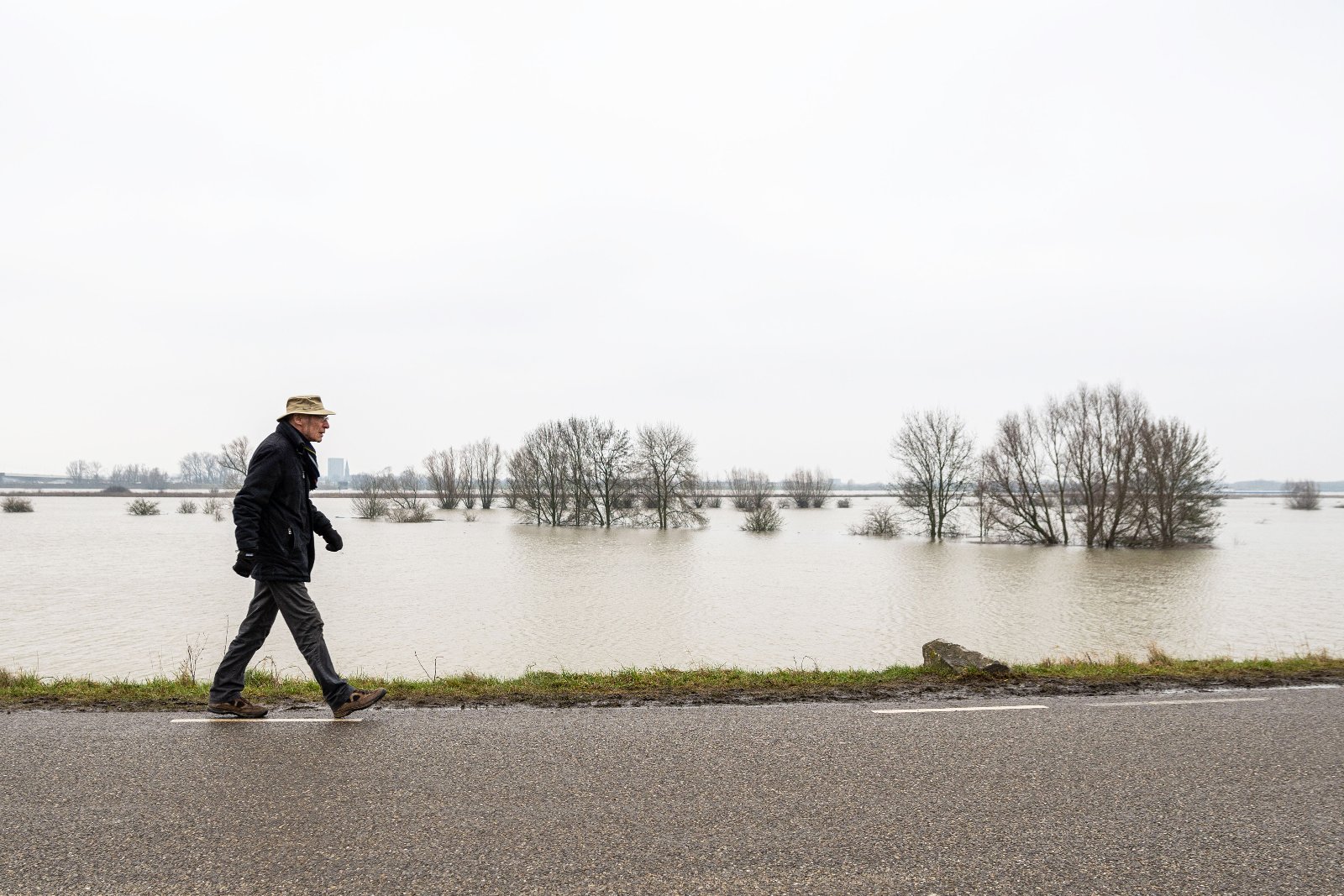 Hoog water Nijmegen 2021