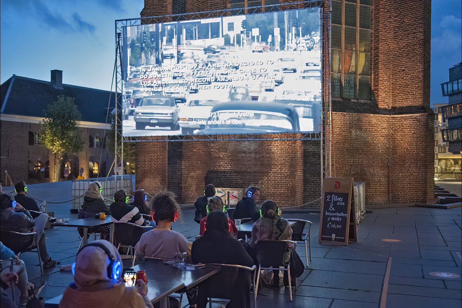 LUX Open Air Nijmegen. Openluchtfilmtheater