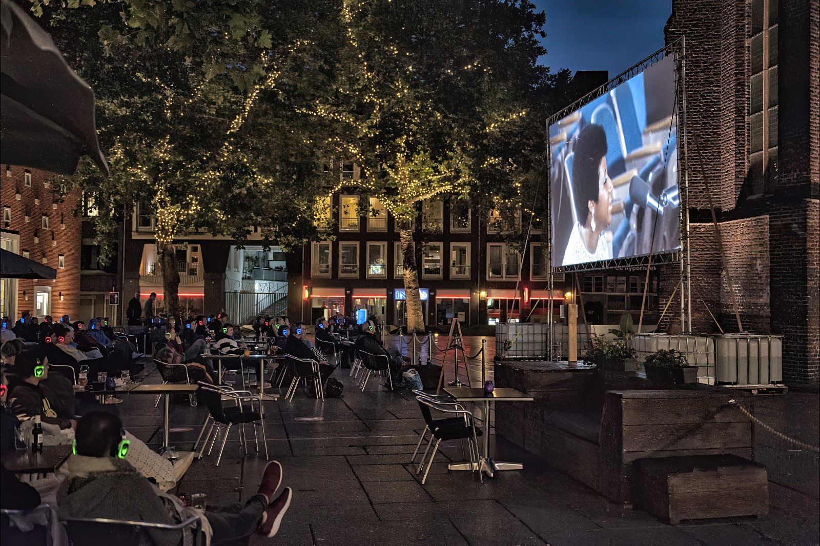 LUX Open Air Nijmegen. Openluchtfilmtheater