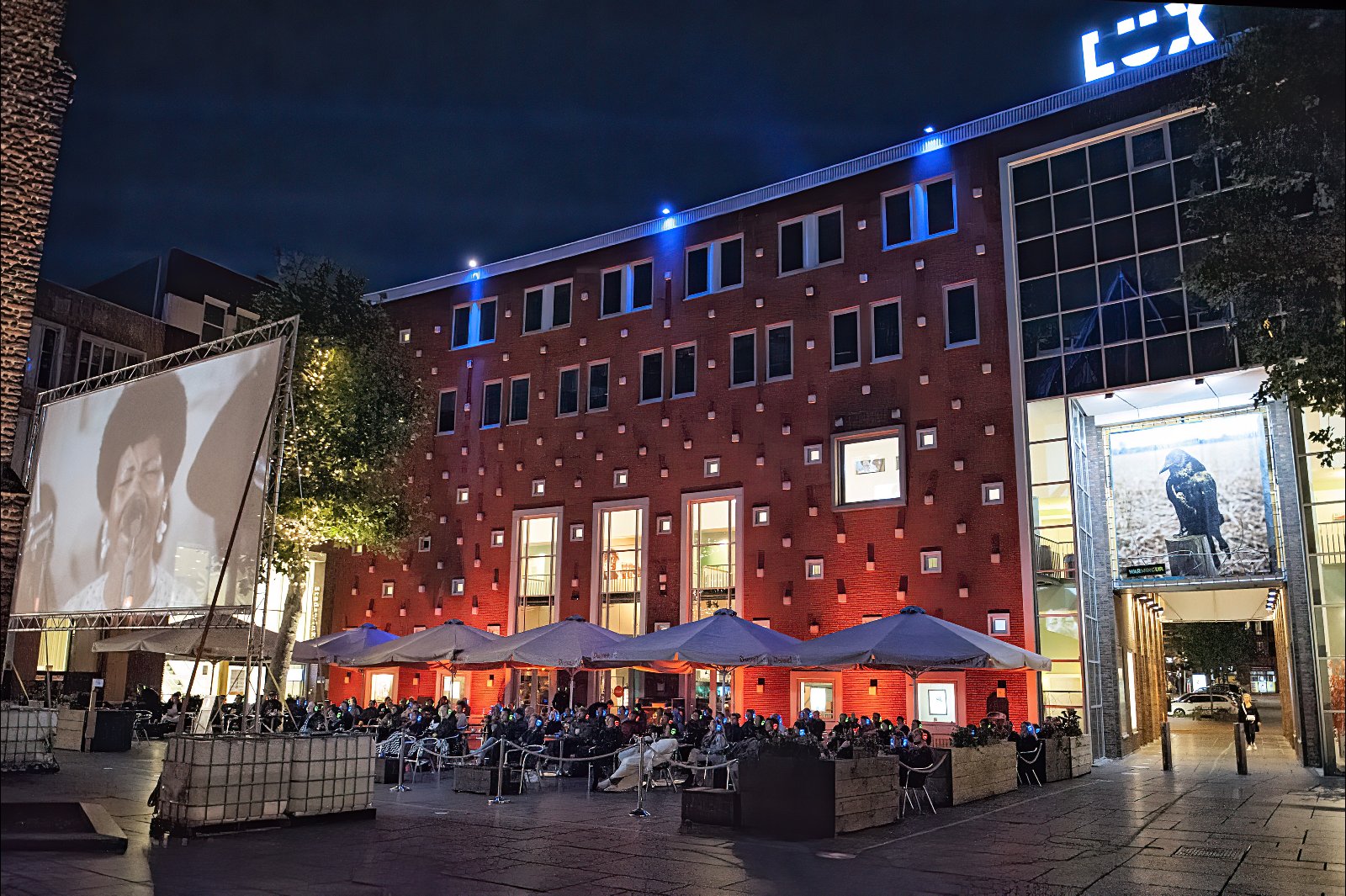 LUX Open Air Nijmegen. Openluchtfilmtheater