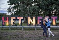 Nest in het park