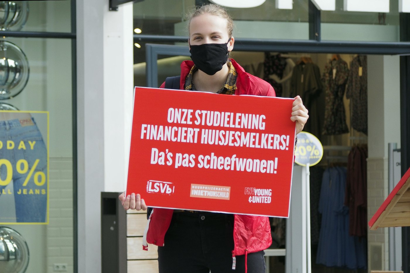 Studentenactie in Nijmegen