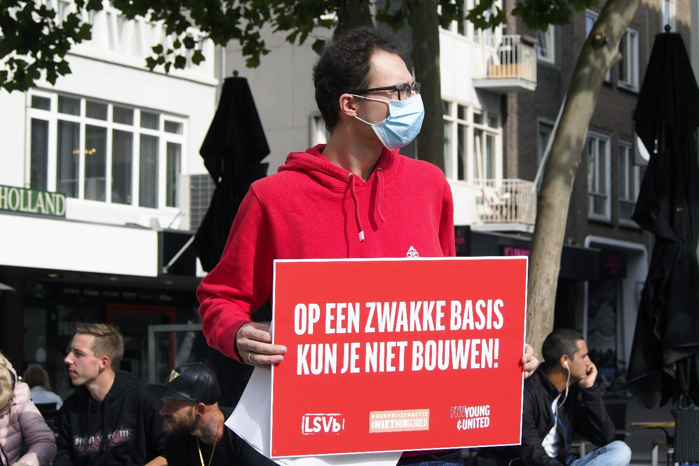 Studentenactie in Nijmegen