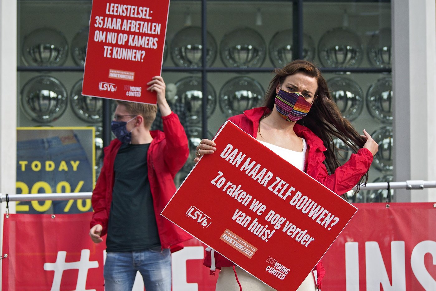 Studentenactie in Nijmegen