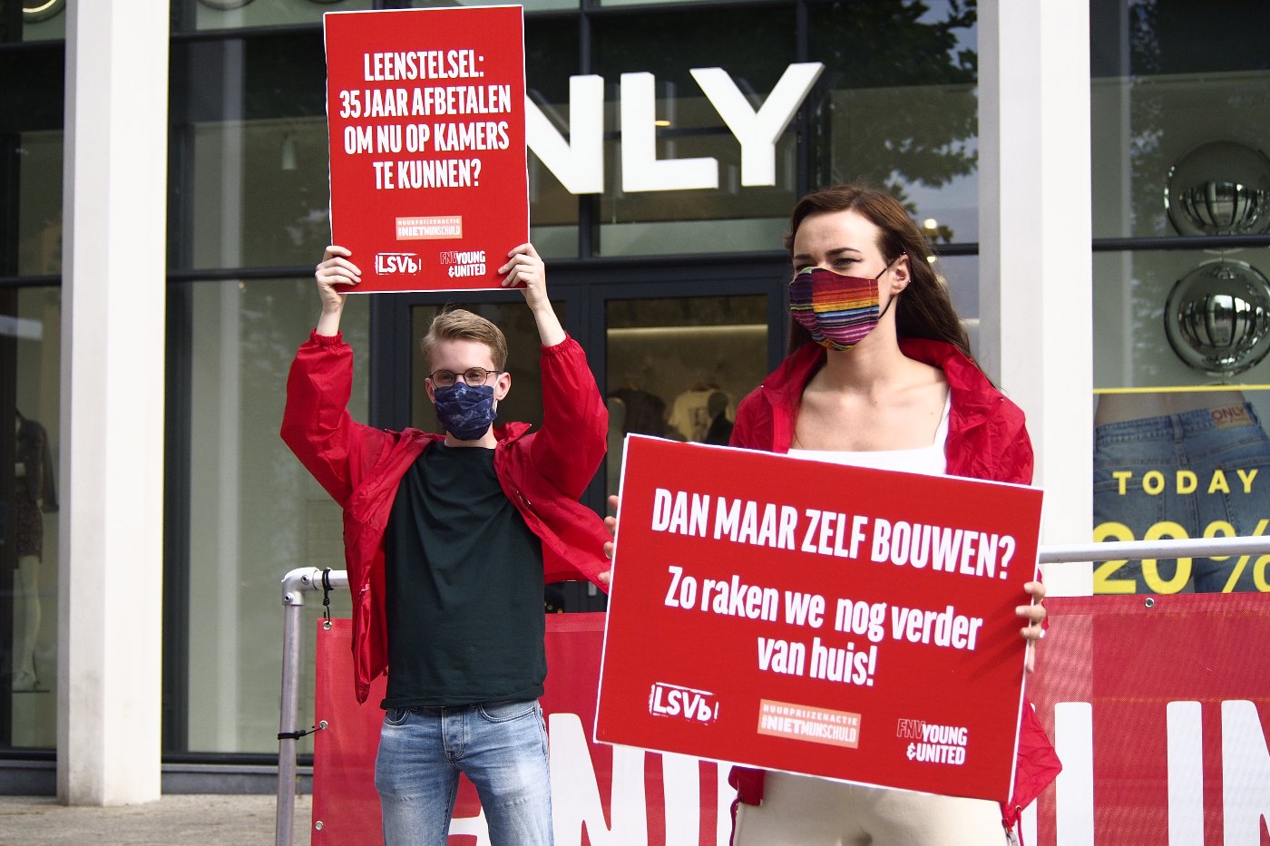 Studentenactie in Nijmegen