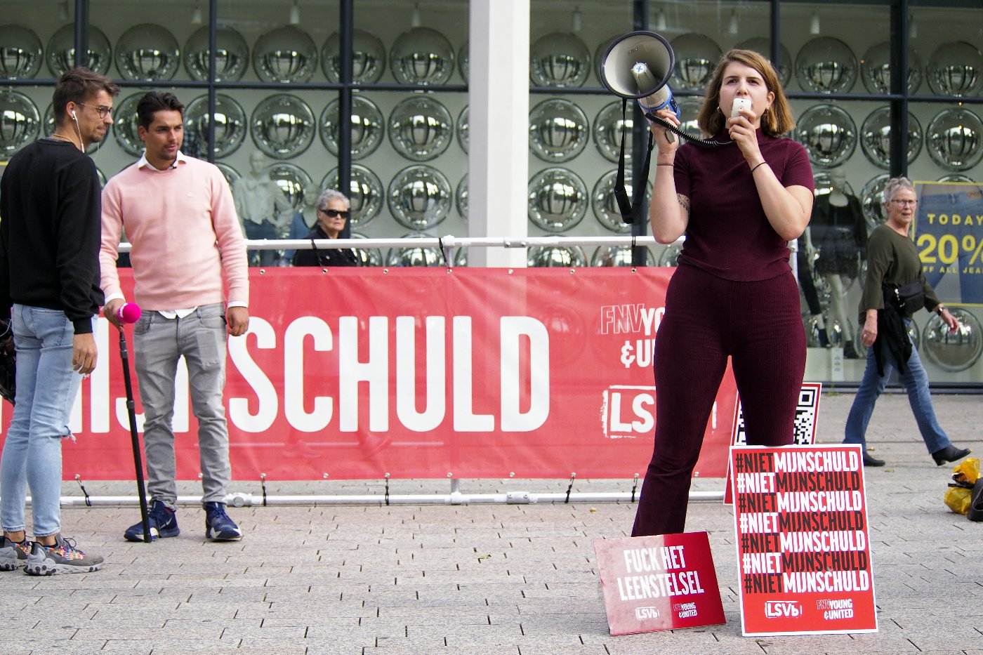 Studentenactie in Nijmegen