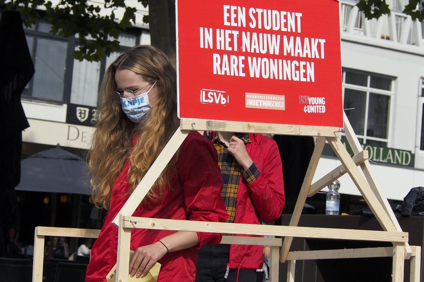 Studentenactie in Nijmegen