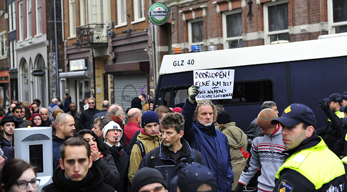Pegida Nederland in Nijmegen Pegida Nederland in Nijmegen
