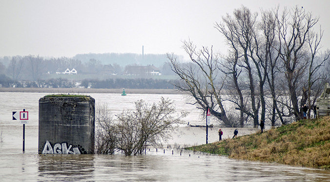 Hoog water Nijmegen 2018 Hoog water Nijmegen 2018