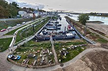 Laag water Nijmegen okt 2018 Laag water Nijmegen okt 2018 | foto © Henk Beenen