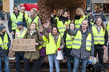 Gele Hesjes 1 dec 2018 Nijmegen | foto © Henk Beenen