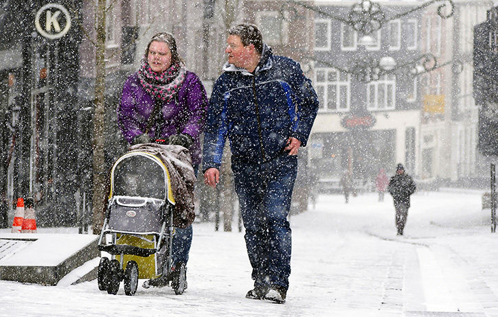 Sneeuw in Nijmegen | Foto © Henk Beenen