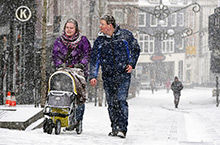 Sneeuw in Nijmegen