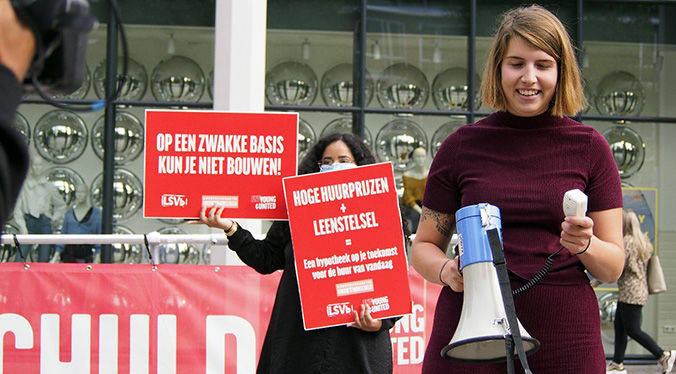 Studentenactie in Nijmegen