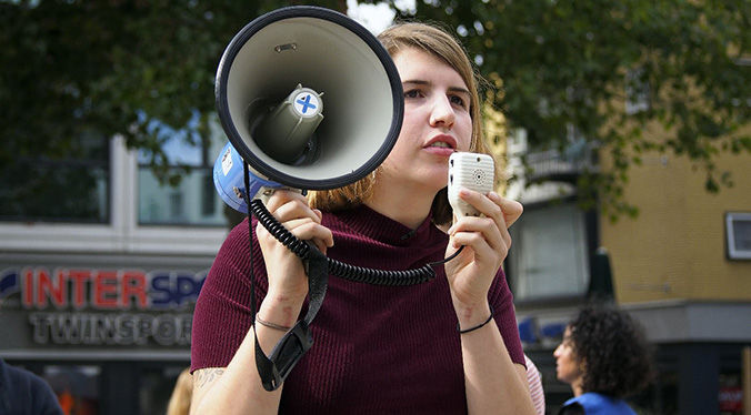 Studentenactie in Nijmegen