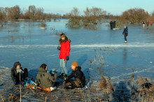 Sneeuw en ijs in Nijmegen 2021