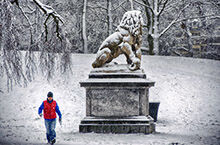 Sneeuwdag in Nijmegen